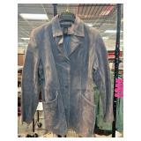 Dialogue Gray Suede Button-Up Jacket