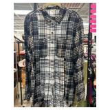 Plaid Button-Up Shirt by Rebellion XL