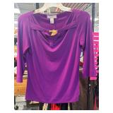 Purple Simonton Says Womenï¿½s Top, Size M