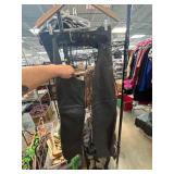 Hot Leathers Black Leather Chaps XL