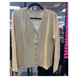 Appleseedï¿½s Petite Cream Cardigan Sweater