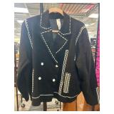 Mayne Collection Black Jacket with White Trim