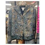 Coldwater Creek Paisley Jacket, Cotton Blend