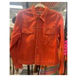 Tommy Hilfiger Orange Denim Jacket