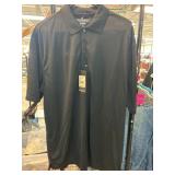 Greg Norman Play Dry Black Polo Shirt
