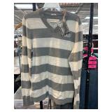 Abercrombie & Fitch Striped V-Neck Sweater