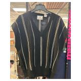Barry Ashley Black Knit Sweater Vest