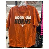 Hook ï¿½Em Horns Graphic T-Shirt in Orange