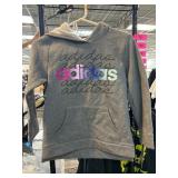 Adidas Kidsï¿½ Gray Hoodie, Size 10/12