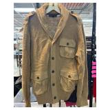 Banana Republic Tan Button-Up Sweater