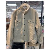 Leviï¿½s XL Tan Corduroy Sherpa-Lined Jacket