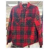 PacSun Red Plaid Button-Up Jacket