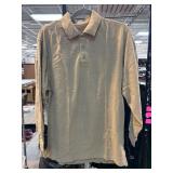 5.11 Tactical Series Beige Long-Sleeve Polo