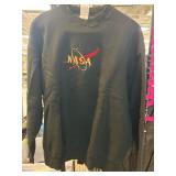 Black NASA Logo Sweatshirt, XL Size