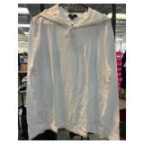 C&C California White Hooded Long-Sleeve Top