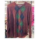 Tommy Hilfiger Argyle-Pattern Sweater