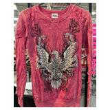 Vocal Womenï¿½s Pink Graphic Long-Sleeve Top