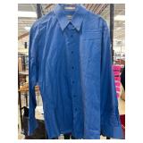 Van Heusen Fitted Blue Dress Shirt