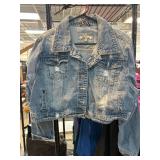 YMI Jeans Cropped Denim Jacket, 2X