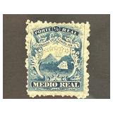 1863 Costa Rica #1 Mint Stamp