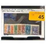 Ecuador 1892 Set of 7 Postage Stamps