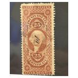 US Revenue Certificate R44d Stamp
