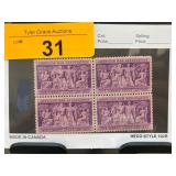 Block of 1953 American Bar Association Stamps