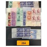 U.S. Postage Stamp Blocks