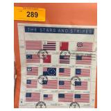 Stars and Stripes Commemorative Stamps Sheet