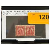 1929 Sullivan Expedition 2c Stamp Pair