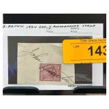1924 Great Britain Geo V Stamp with Autograph