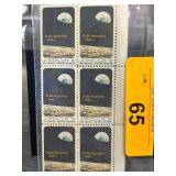 Block of 6 Apollo 8 Commemorative Stamps