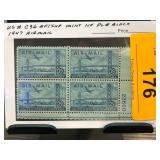 1947 US C36 Airmail Plate Block Stamps