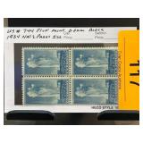 1934 National Parks Issue Plate Block