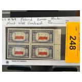 United States Postage Poland Block #909