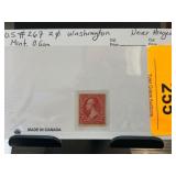 US #267 2c Washington Stamp