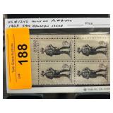 US 1242 Mint NH Plate Block Stamps