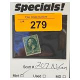 Scott #207 3-Cent U.S. Postage Stamp