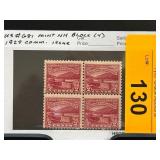 1929 US #681 Mint Block of 4 Stamps