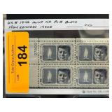 1964 Kennedy Issue Mint NH Plate Block