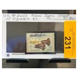 US Federal Duck Stamp RW27 with Signature