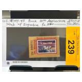 1995 Montana Tenth Anniversary Duck Stamp