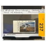 1987 North Dakota Resident Duck Stamp