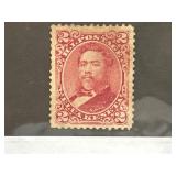1862 Rare Hawaii King Kamehameha Stamp
