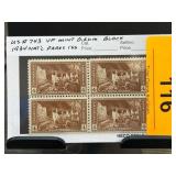 1934 US 4 Cent Mesa Verde Block Stamps