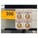 Champion of Liberty 8-Cent Stamps Block