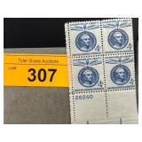 Block of 4 4c Champion of Liberty Stamps