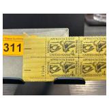 Block of US 4-Cent National Apprenticeship Program