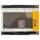 US #720 Washington Violet 3-Cent Stamp