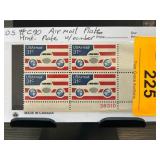 US Airmail 31c Plate Block Stamps